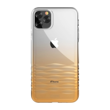 Devia Ocean iPhone 11 Pro Max (6,5&quot;) átlátszó arany átmenetes hátlap tok tok és táska