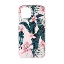 Devia Perfume Lily iPhone 11 Pro Max (6,5&quot;) virág mintás rózsaszín műanyag hátlap tok tok és táska