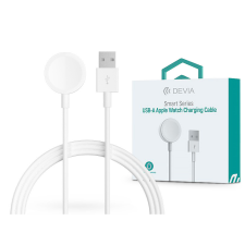 Devia Smart Series mágneses töltőkábel Apple Watch-hoz + USB-A kábel - fehér (ST381980) okosóra kellék