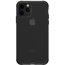 Devia Soft Elegant iPhone 11 Pro Max 2019 (6,5&quot;) átlátszó tok fekete kerettel tok és táska