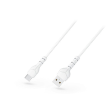Devia ST351310 ECO Kintone 2A 1m USB/Type-C fehér adat- és töltőkábel kábel és adapter