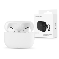 Devia szilikon tok AirPods Pro2 fülhallgatóhoz - Devia Silicone Case Suit For   AirPods Pro2 - fehér (ST378577) audió kellék