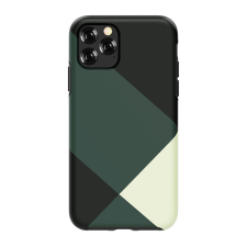 Devia Telefontok, iPhone 11 Pro Max hátlaptok, mintás, zöld, Devia Simple Style tok és táska