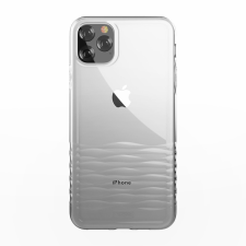 Devia Telefontok, iPhone 11 Pro szilikon tok, hátlaptok, színátmenetes, átlátszó, szürke, Devia Ocean tok és táska