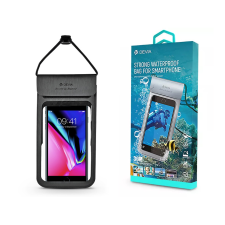 Devia univerzális vízálló védőtok max. 3.8-5.8'' méretű készülékekhez - Devia   Strong Waterproof Bag For Smartphone - fekete (ST310676) tok és táska