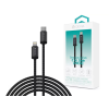 Devia USB 2.0 Type C Lightning Töltő/adat Fekete 3m ST124349