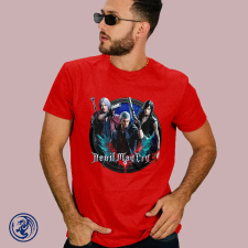  Devil May Cry 5 férfi póló ajándéktárgy