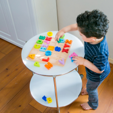 Dřevěné ábécé puzzle gyerekeknek puzzle, kirakós