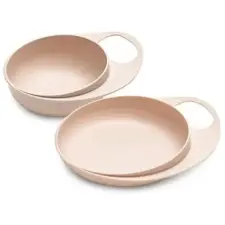 Devron Nuvita EasyEating tál 2Darab - Pink - 8431 babaétkészlet