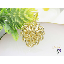  Dézi antiallergén szives medál-14K medál