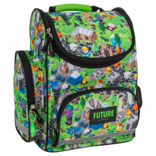  DF37 Minecraft ergonómikus iskolatáska – könnyű, vízálló Game hátizsák (37x27x16 cm) iskolatáska