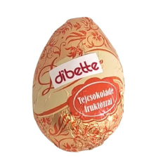 Diabette Dibette tejcsokoládé tojás fruktózzal 20 g csokoládé és édesség
