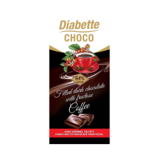  Diabette kávés krémmel töltött étcsokoládé 80g diabetikus termék