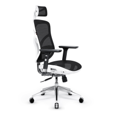 Diablo Chairs Diablo V-Basic Gamer szék - Fekete/Fehér (V-BASICBIACZ) forgószék