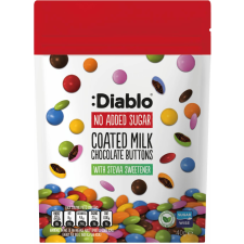 DIABLO Diablo drazsé tejcsokoládés cukorbevonattal hozzáadott cukor nélkül 40 g reform élelmiszer