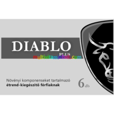 DIABLO PLUS 6 db kapszula, férfiaknak, alkalmi potencianövelő, mennyiségi kedvezmény potencianövelő