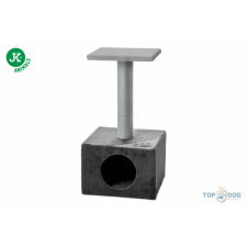  DIABLO plüss macskaház szürke 36x36x66cm macskabútor