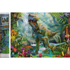 Diamantfestő készlet dinoszaurusz világ 30x40cm kreatív és készségfejlesztő