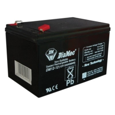 DIAMEC DM12-12 akkumulátor biztonságtechnikai rendszerekhez és elektromos játékokhoz biztonságtechnikai eszköz