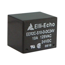 DIAMEC Elli-Echo EER2-24 24 V-os relé morze: 10A. - Téglatest alakú beforrasztható kivitel, megbízható, gyors és biztos működés, hosszú élettartam. biztonságtechnikai eszköz