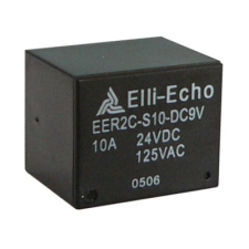DIAMEC Elli-Echo EER2-9 9 V-os relé morze: 10A. - Téglatest alakú beforrasztható kivitel, megbízható, gyors és biztos működés, hosszú élettartam. biztonságtechnikai eszköz