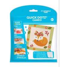 Diamond Dotz Dotzies: Erdei róka képkészítő szett - 13 x 13 cm kreatív és készségfejlesztő