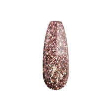 Diamond Nails Gél Lakk - 4 ml DN060 - RoseGold (nagy csillámos) - Új ecsettel! lakk zselé