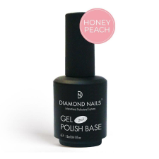 Diamond Nails Gél Lakk - Rubber Base - Honey Peach 15ml lakk zselé