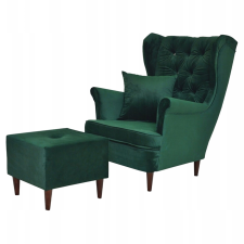 Diana Scandinavian Family Furniture szárnyszék, sötétkék, sötétzöld, kényelmes bútor