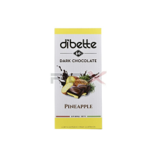  Dibette ananász ízű krémmel töltött étcsokoládé fruktózzal 80g reform élelmiszer