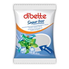 Dibette cukormentes vegyes mentol ízű cukorka édesítőszerekkel 70 g csokoládé és édesség