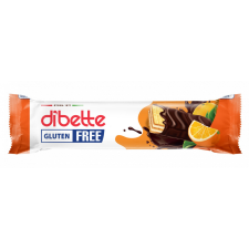 Dibette Dibette kakaós ét mártott, narancs ízű krém töltött ostya, fruktózzal gluténmentes 26 g reform élelmiszer