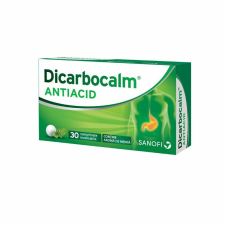 Dicarbocalm savlekötő, 30 db rágótabletta, Sanofi vitamin és táplálékkiegészítő