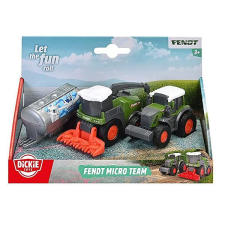 Dickie Fendt Micro Team - Traktor, tejszállító, silókombájn autópálya és játékautó