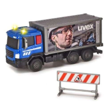 Dickie Machinery konténer csapat 17 cm autópálya és játékautó