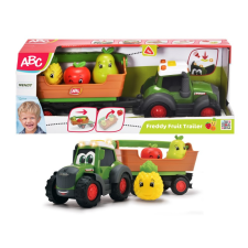 Dickie Toys ABC Freddy Gyümölcsszállító traktor utánfutóval - Zöld autópálya és játékautó