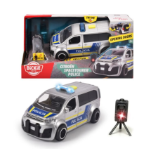Dickie Toys SOS Citroen Rendőrségi autó sebességmérővel autópálya és játékautó