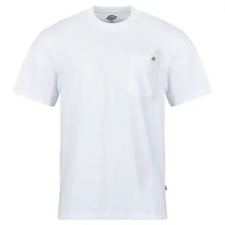 DICKIES Rövid ujjú pólók LURAY POCKET TEE SS WHITE Fehér EU M férfi póló