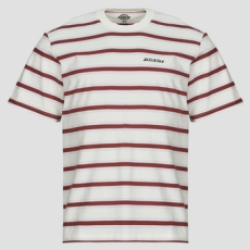 DICKIES Rövid ujjú pólók YORK STRIPE TEE SS EGRET Fehér EU M
