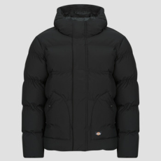DICKIES Steppelt kabátok EAGLEVILLE HOODED PUFFER Fekete EU XL