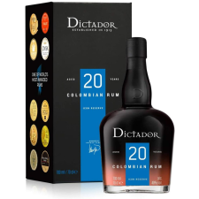 Dictador 20 éves rum 0,7l 40% DD rum