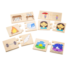  Didaktikus Puzzle Ellentétek puzzle, kirakós