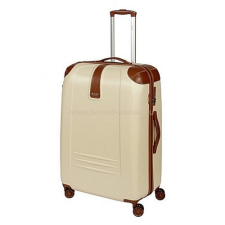 DIELLE bézs négykerekű nagy bőrönd 155-L kézitáska és bőrönd