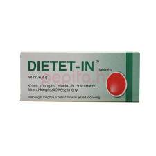  DIETET-IN TABLETTA 40DB gyógyhatású készítmény