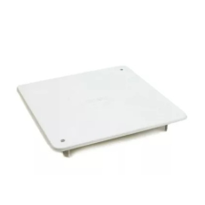 Dietzel UNIVOLT 000735 AK/RD 100 fehér peremes fedél az AKU100 dobozhoz, 110x110mm villanyszerelés