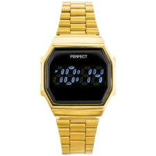  Digitális arany led női karóra - fekete kijelzővel karóra