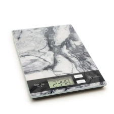  Digitális konyhai mérleg fehér márvány mintával 5kg 57268B konyhai mérleg