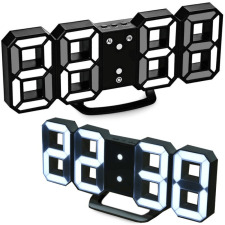Digitális LED ébresztőóra - Fehér ébresztőóra