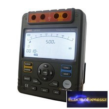 Digitális szigetelési ellenállás mérő UNI-T UT512 2.5kV, USB mérőműszer