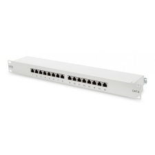 Digitus 16-port Patch Panel 1U Grey egyéb hálózati eszköz